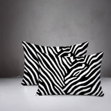 Kits Zebra Print Indoor/Outdoor Reversible Rectangular Pillow