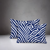 Kits Zebra Print Indoor/Outdoor Reversible Rectangular Pillow