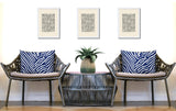 Kits Zebra Print Indoor/Outdoor Reversible Rectangular Pillow