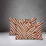 Kits Zebra Print Indoor/Outdoor Reversible Rectangular Pillow