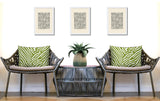 Kits Zebra Print Indoor/Outdoor Reversible Rectangular Pillow