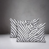 Kits Zebra Print Indoor/Outdoor Reversible Rectangular Pillow