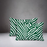 Kits Zebra Print Indoor/Outdoor Reversible Rectangular Pillow