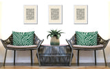 Kits Zebra Print Indoor/Outdoor Reversible Rectangular Pillow