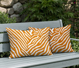 Kits Zebra Print Indoor/Outdoor Reversible Rectangular Pillow