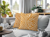Kits Zebra Print Indoor/Outdoor Reversible Square Pillow