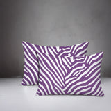 Kits Zebra Print Indoor/Outdoor Reversible Rectangular Pillow