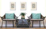Kits Zebra Print Indoor/Outdoor Reversible Rectangular Pillow