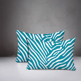 Kits Zebra Print Indoor/Outdoor Reversible Rectangular Pillow