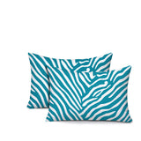 Kits Zebra Print Indoor/Outdoor Reversible Rectangular Pillow