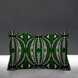 Kiva Geometric Reversible Indoor/Outdoor Rectangular Pillow