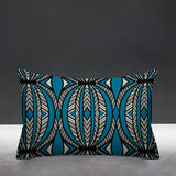 Kiva Geometric Reversible Indoor/Outdoor Rectangular Pillow