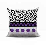 Kixie Abstract Reversible Indoor/Outdoor Square Pillow