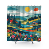 Knowles Shower Curtain in Multicolor