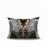 Kondy Zebra Reversible Indoor/Outdoor Rectangle Pillow