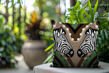 Kondy Zebra Reversible Indoor/Outdoor Rectangle Pillow