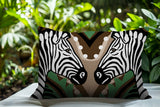 Kondy Zebra Reversible Indoor/Outdoor Rectangle Pillow