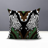 Kondy Zebra Reversible Indoor/Outdoor Square Pillow
