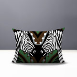 Kondy Zebra Reversible Indoor/Outdoor Rectangle Pillow