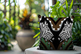 Kondy Zebra Reversible Indoor/Outdoor Square Pillow