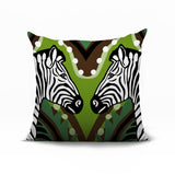 Kondy Zebra Reversible Indoor/Outdoor Square Pillow
