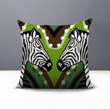 Kondy Zebra Reversible Indoor/Outdoor Square Pillow