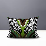 Kondy Zebra Reversible Indoor/Outdoor Rectangle Pillow