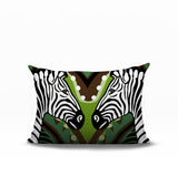 Kondy Zebra Reversible Indoor/Outdoor Rectangle Pillow