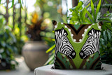 Kondy Zebra Reversible Indoor/Outdoor Square Pillow