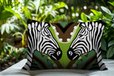 Kondy Zebra Reversible Indoor/Outdoor Rectangle Pillow