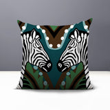 Kondy Zebra Reversible Indoor/Outdoor Square Pillow