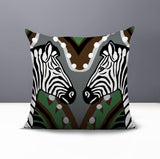 Kondy Zebra Reversible Indoor/Outdoor Square Pillow