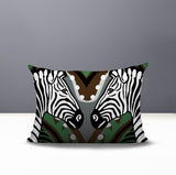 Kondy Zebra Reversible Indoor/Outdoor Rectangle Pillow