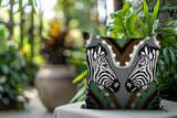 Kondy Zebra Reversible Indoor/Outdoor Square Pillow