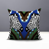 Kondy Zebra Reversible Indoor/Outdoor Square Pillow