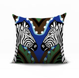 Kondy Zebra Reversible Indoor/Outdoor Square Pillow