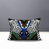 Kondy Zebra Reversible Indoor/Outdoor Rectangle Pillow