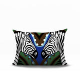 Kondy Zebra Reversible Indoor/Outdoor Rectangle Pillow