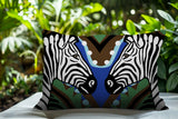 Kondy Zebra Reversible Indoor/Outdoor Rectangle Pillow