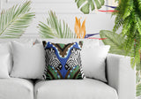 Kondy Zebra Reversible Indoor/Outdoor Square Pillow