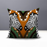 Kondy Zebra Reversible Indoor/Outdoor Square Pillow