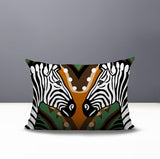 Kondy Zebra Reversible Indoor/Outdoor Rectangle Pillow