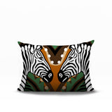Kondy Zebra Reversible Indoor/Outdoor Rectangle Pillow