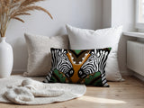 Kondy Zebra Reversible Indoor/Outdoor Rectangle Pillow