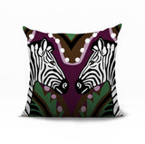 Kondy Zebra Reversible Indoor/Outdoor Square Pillow