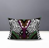 Kondy Zebra Reversible Indoor/Outdoor Rectangle Pillow