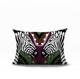 Kondy Zebra Reversible Indoor/Outdoor Rectangle Pillow