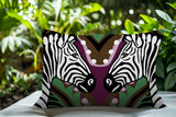 Kondy Zebra Reversible Indoor/Outdoor Rectangle Pillow