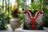 Kondy Zebra Reversible Indoor/Outdoor Square Pillow
