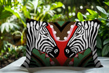 Kondy Zebra Reversible Indoor/Outdoor Rectangle Pillow
